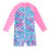 Thumbnail: Children's Swimsuits 2025 Summer Girls Long Sleeves Mermaid Fish Scale One-piece