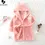 Thumbnail: New Autumn Winter Kids Hooded Bathrobe Baby Bath Robes Baby Boys Girls Cartoon R