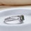 Thumbnail: JoyceJelly S925 Sterling Silver jewelry for women 1 carat moissanite diamond 3 p