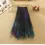 Thumbnail: Women Tulle Skirt Irregular Mesh Gauze Petticoat Female Patchwork Sweet Girl A-l