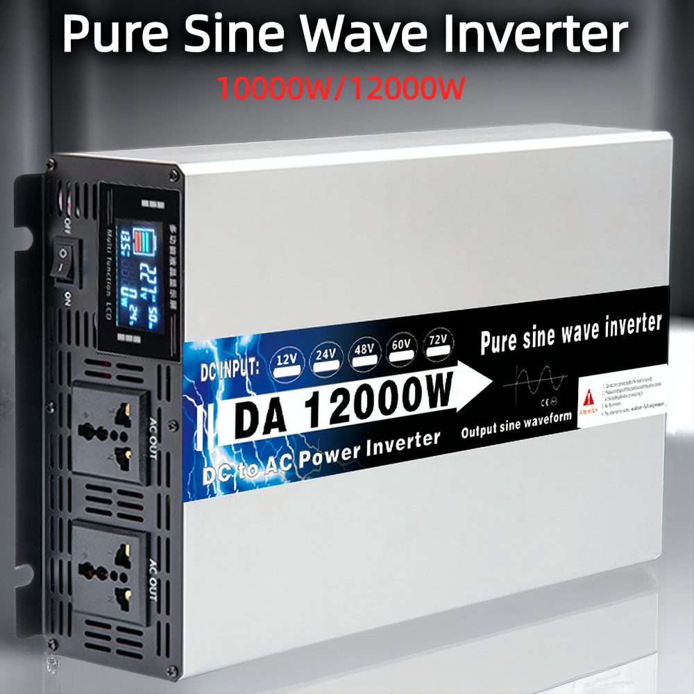 Solar Inverter 8000W 10000W 12000W Power Pure Sine Wave Inverters Inversor 24v 1 Dottioz LLC Products