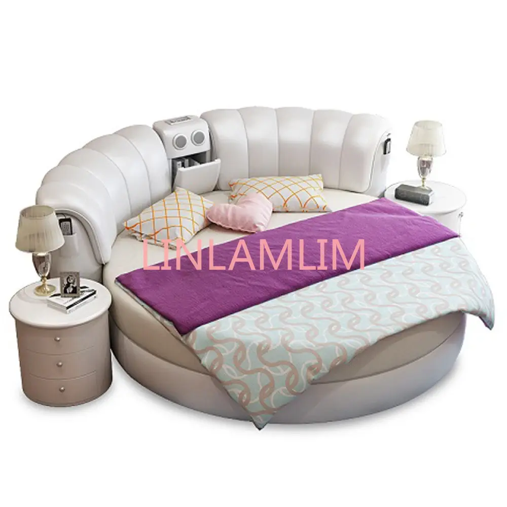 Smart bed frame camas bedroom set furniture кровать двуспальна�