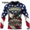 Thumbnail: Men/Women US Army Eagle Marine Military Camo 3D Print  Suit Veteran Streetwear P