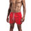 Thumbnail: Mens Swim Trunks with Mesh Lining Side Pockets Solid Beach Shorts Quick Dry Ligh