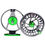 Thumbnail: PROBEROS Aluminum 3+1 BB Fly Fishing Wheel Green & Gun Color Fly Fishing Reel CN