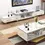 Thumbnail: White Console Tv Stands Living Room Cabinets Modern Center Display Luxury Salon 
