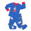 Thumbnail: Boys Pajamas Sets 2 to 3 4 5 6 7 8 Years Cotton Long Sleeve Toddler Boy Pijama A