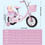Thumbnail: Kids Bike 12-20in Bicycle for Girls Ages 3-13 Years with Training Wheels Basket 