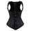 Thumbnail: Steel Boned Corset Plus Size Underbust Corset Shoulder Straps Gothic Corset Vest