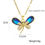 Thumbnail: High Quality Cubic Zirconia Necklaces For Women, Gold Color Flower Pendant With 