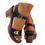 Thumbnail: Young Girls' Fashion Sandals With Adjustable Buckles Multi-Strap Thick Medium He