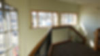 Painted commercial entry and office