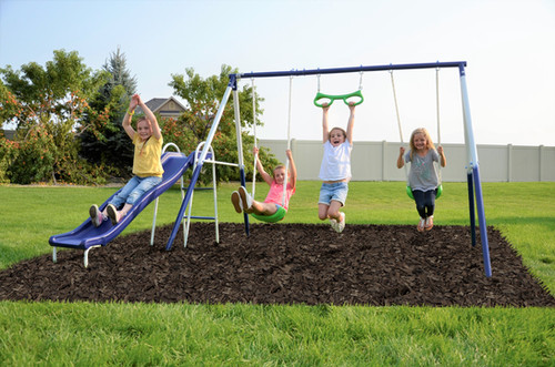Sierra Vista 4-Station Metal Swing Set | Sportspower