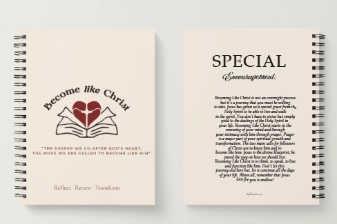 Thumbnail: Become Like Christ Spiral Notebook