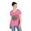 Thumbnail: Happily On The Move Ladies V-Neck T-Shirt Without Printed Back