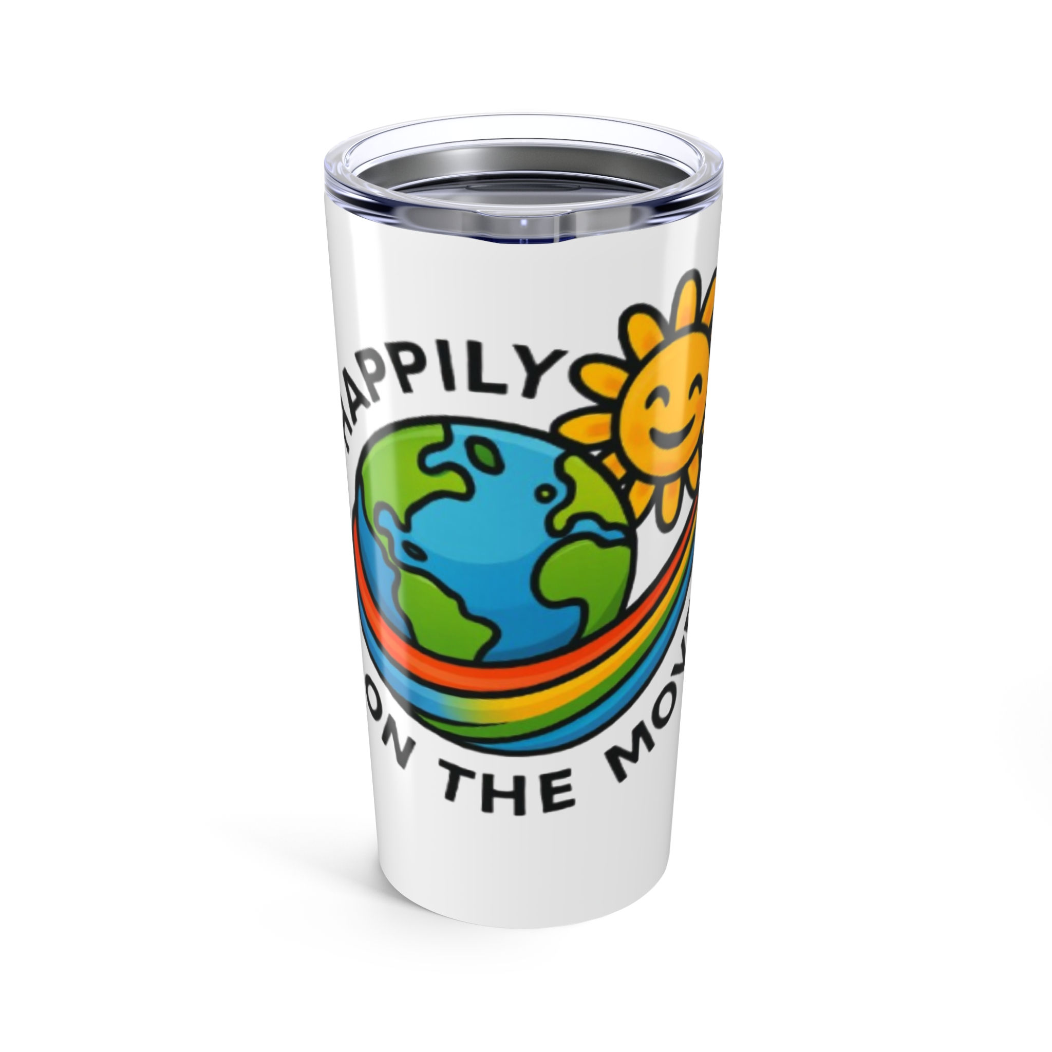Happily On The Move Sippin' Tumbler 20oz