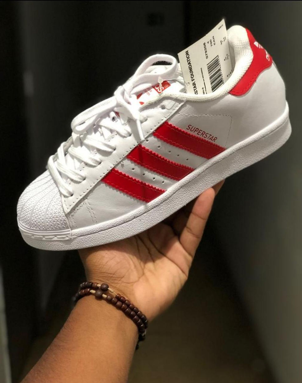 Miniatura: Tenis Adidas Superstar Branco/vermelho