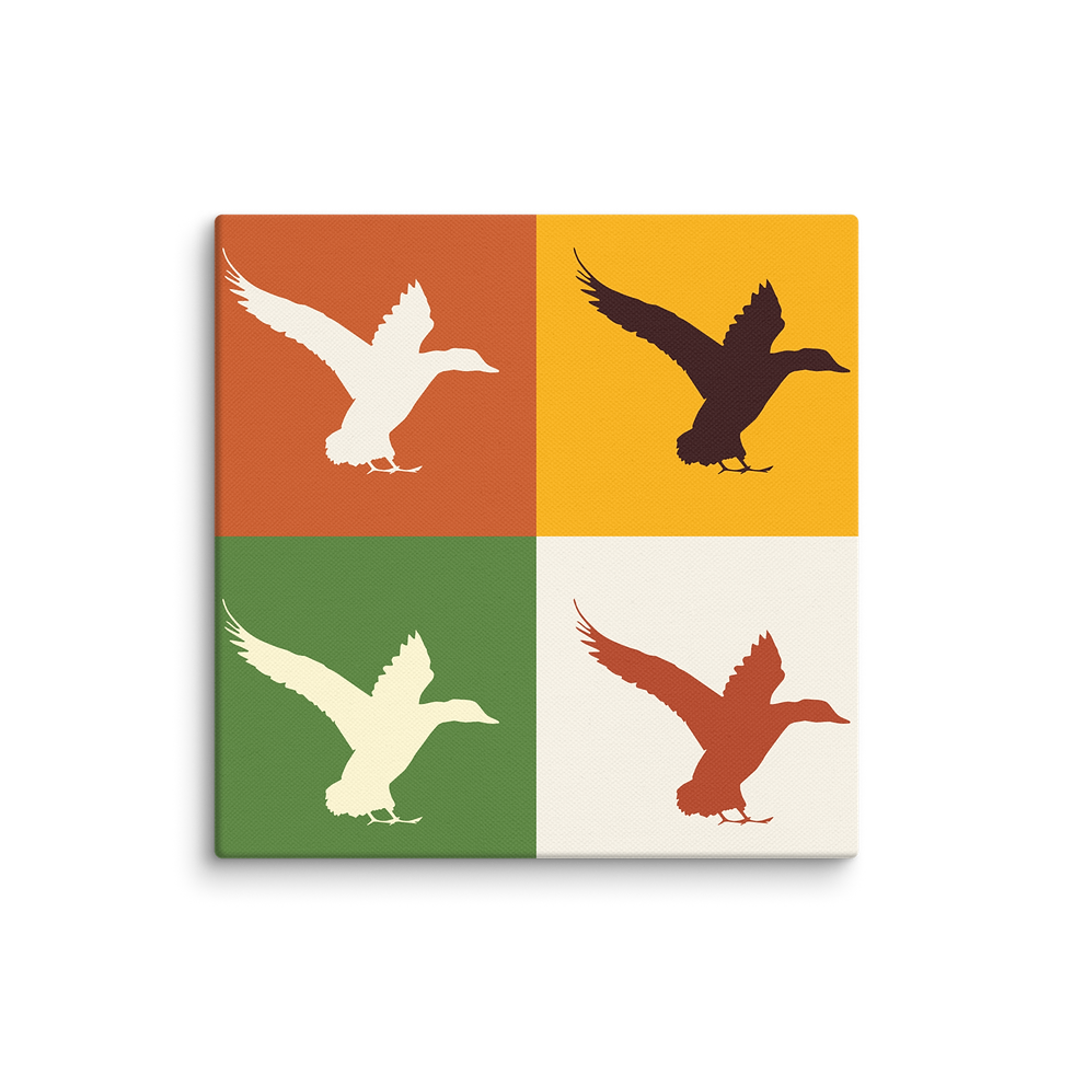 US Duck Company 70's Revival Canvas Print