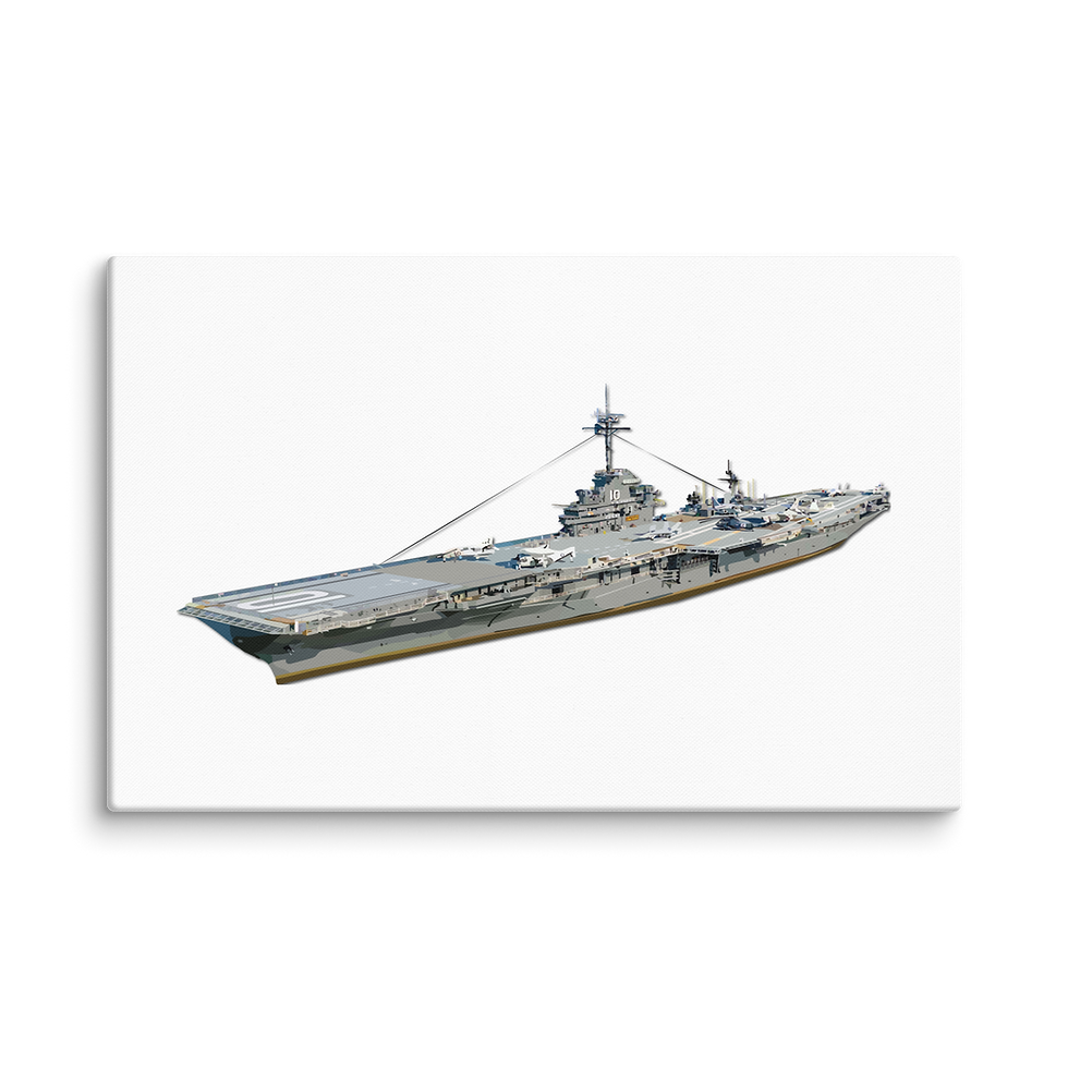 Thumbnail: US Duck Company USS Yorktown Canvas Print