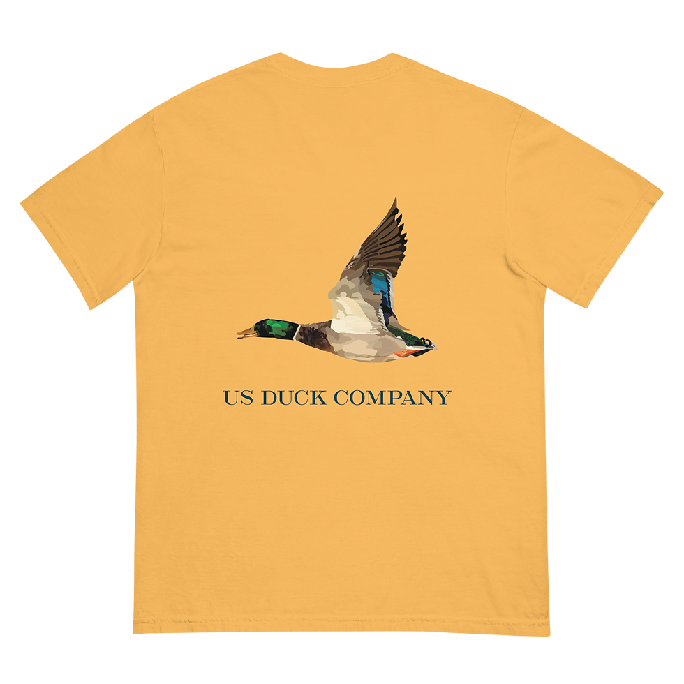 Thumbnail: US Duck Company Mallard in Flight Men's T-Shirt | Lighter Colors