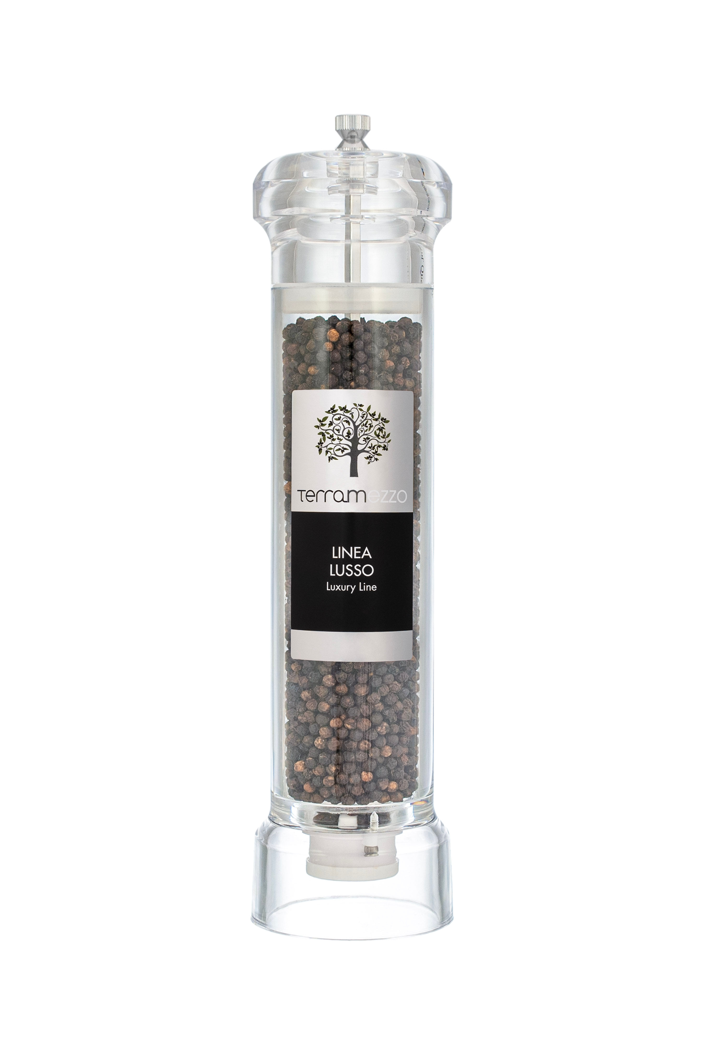 Terramezzo Black Pepper Tall Grinder (280g)