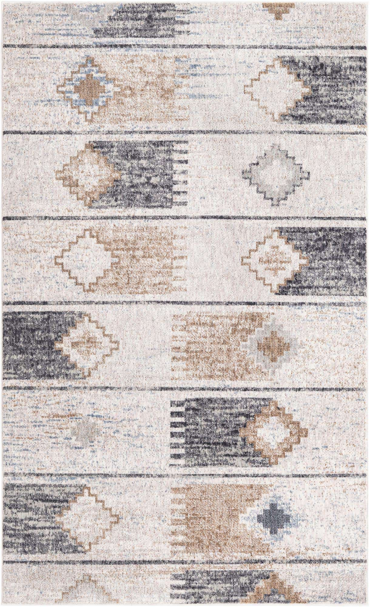 Tapete Eco Tulum Rombos y Lineas