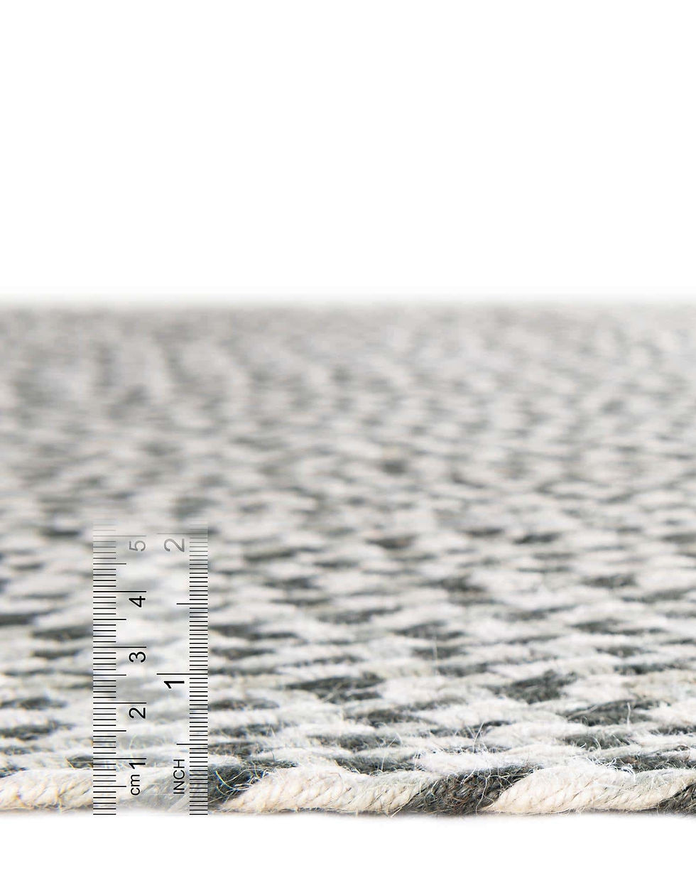 Miniatura: Tapete de Yute Trenzado Escoces en Gris