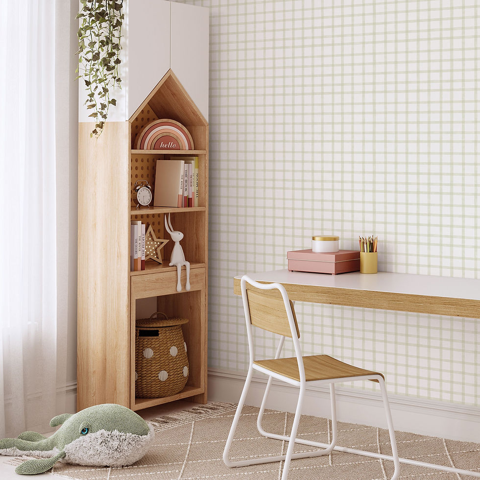 Papel Tapiz Enzo 290-4 en muro.