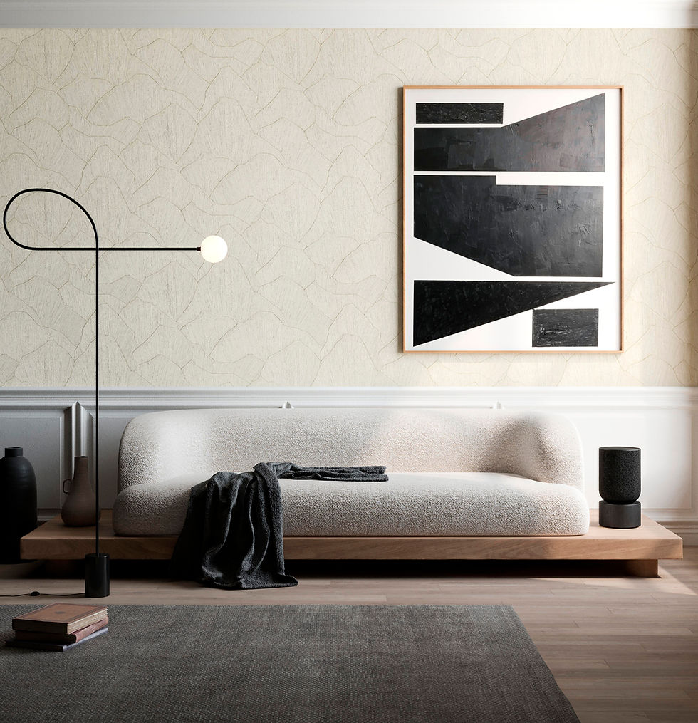 Papel Tapiz Textura Ignis 42506A en muro