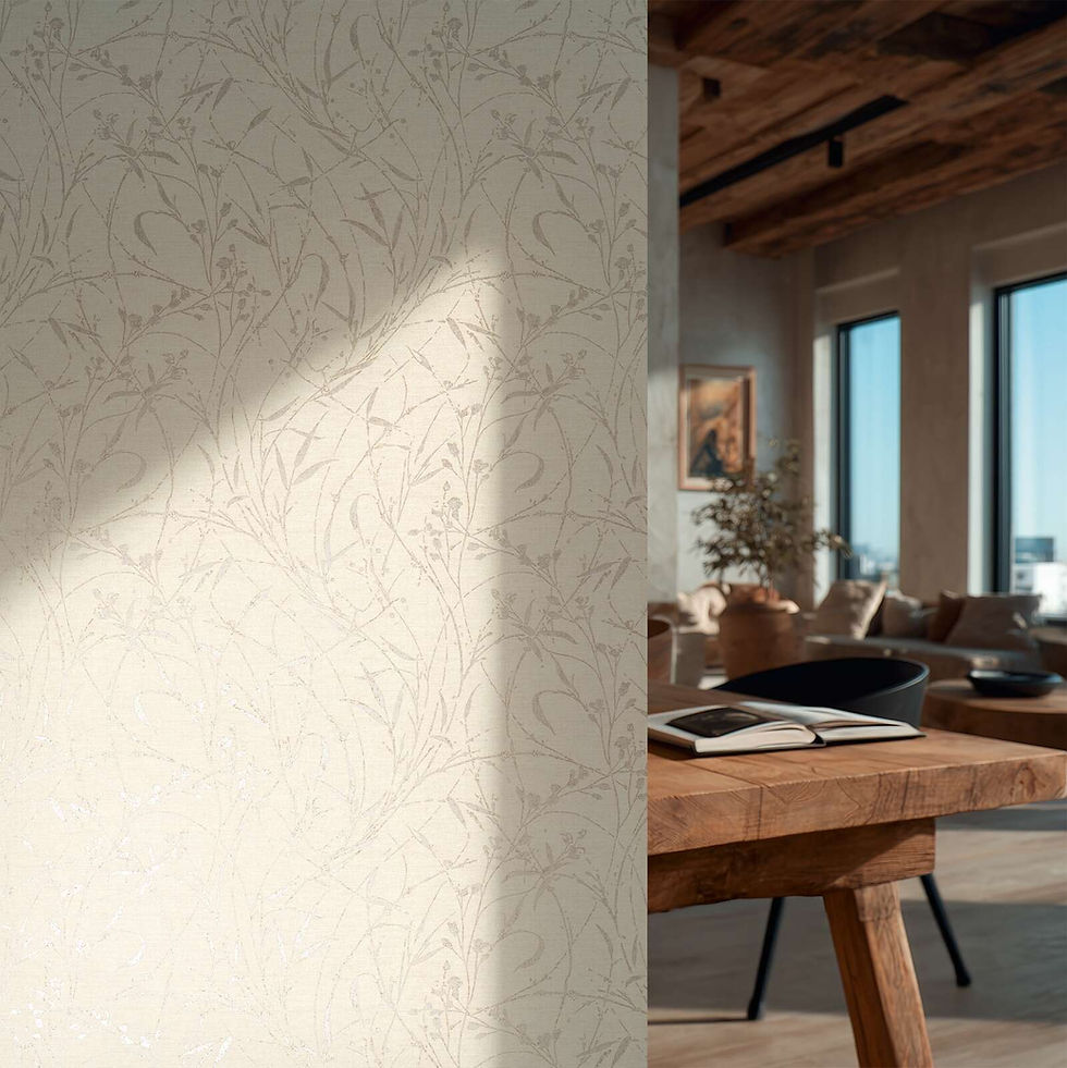 Papel Tapiz Vibes & Styles790042 en muro.