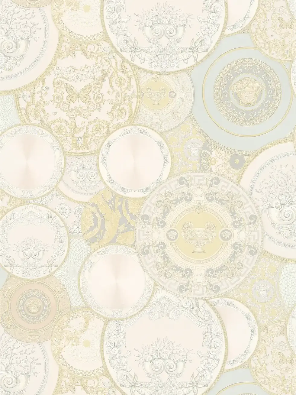 Vista frontal de Papel Tapiz Versace VI 349012