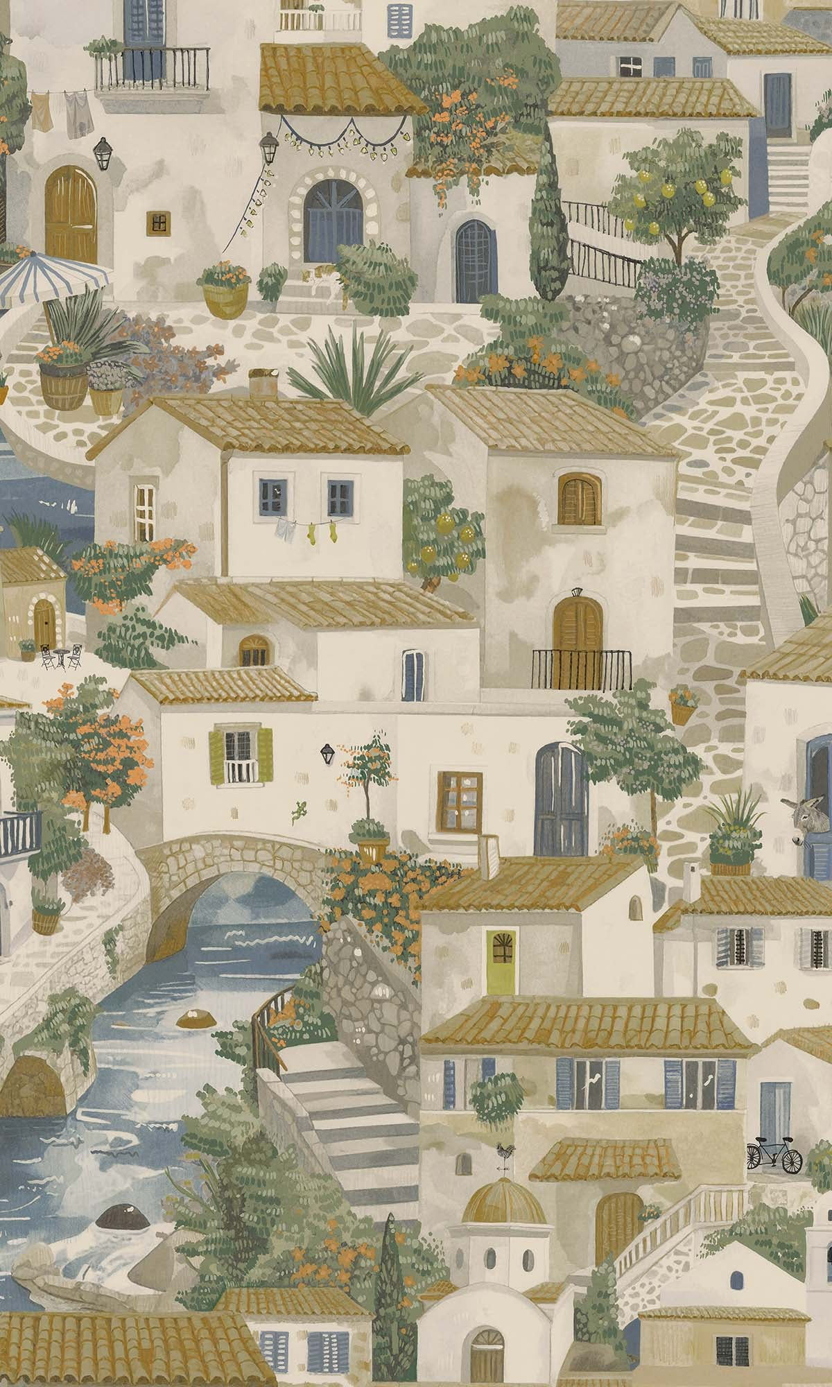 Vista frontal de Papel Tapiz Wanderlust 92021