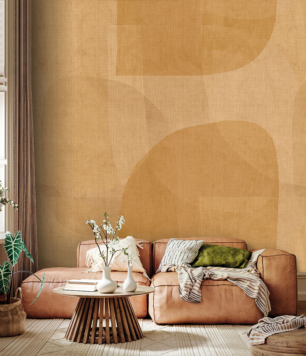 Vista en muro del Mural de Papel Tapiz Imani IMD28133