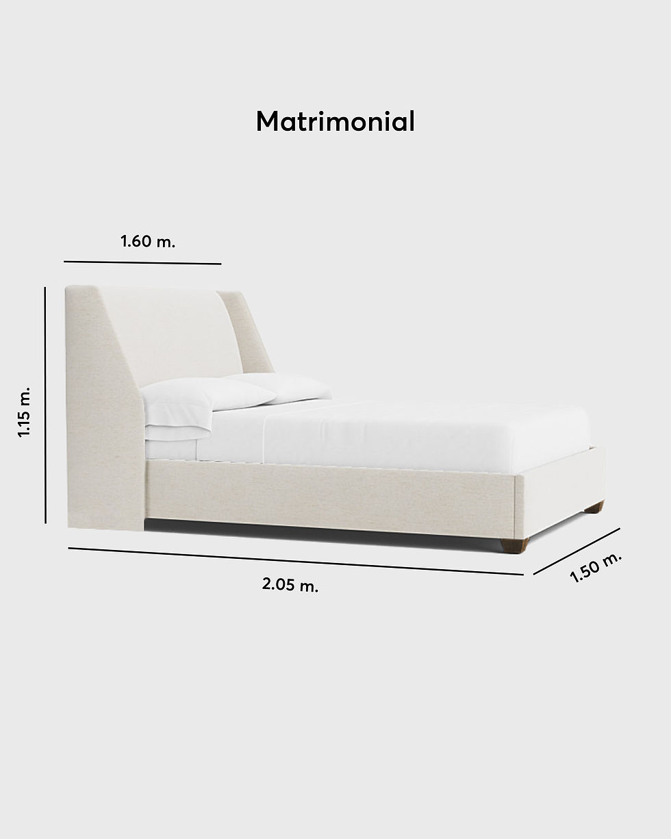 Miniatura: Cama Malta Low (Matrimonial)