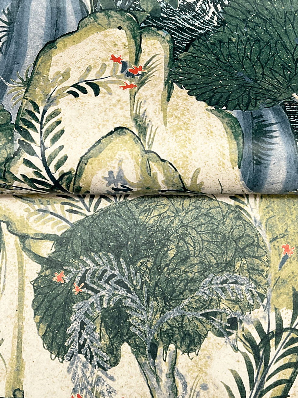 Miniatura: Vista de textura de Papel Tapiz Caviar  VR1554