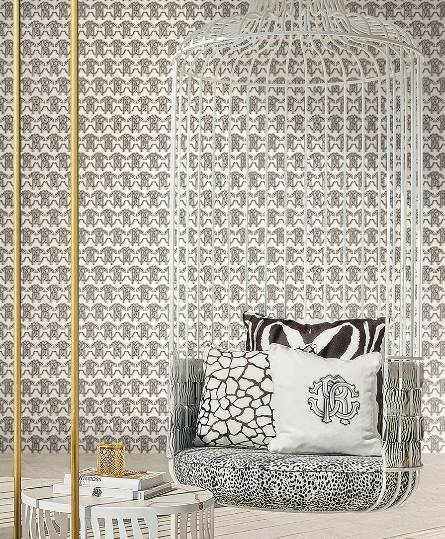 Papel Tapiz Papel Tapiz Roberto Cavalli RC21034 en muro