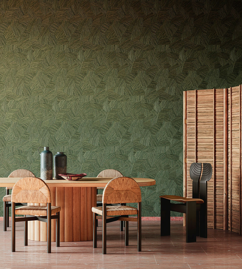 Papel Tapiz Textura Ignis 81514A en muro