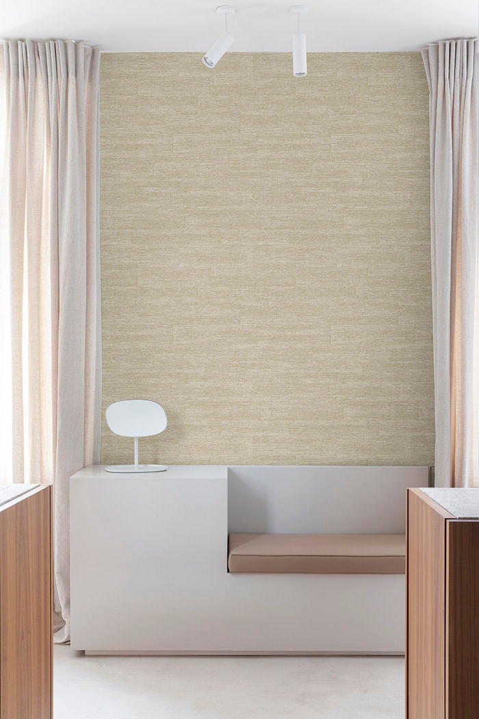 Vista de Papel Tapiz Precious Weaves PW1003 en muro