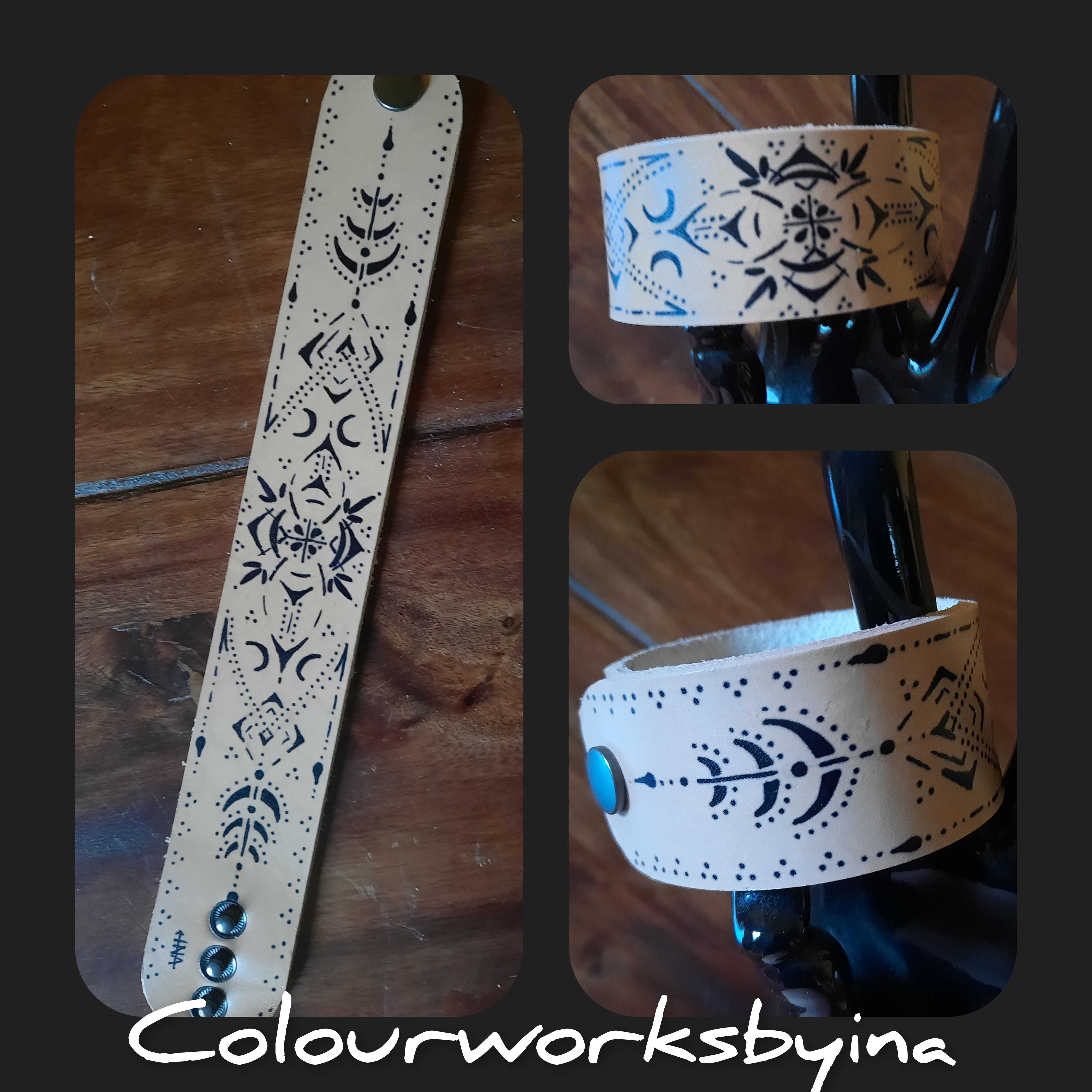 Lederarmband "Ornament"