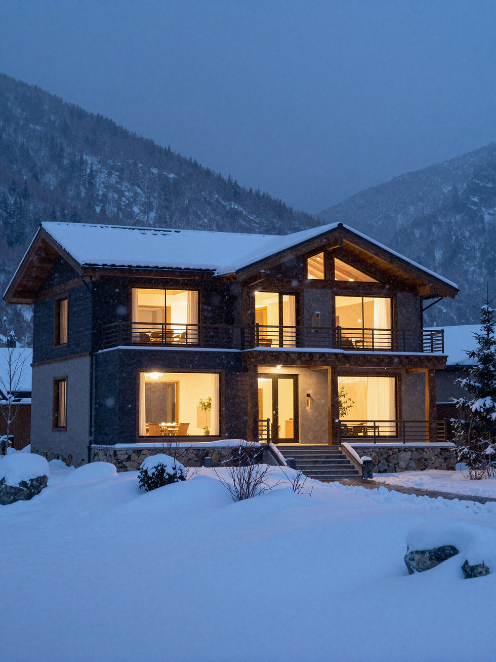 Winter home inspection in Grand County Colorado