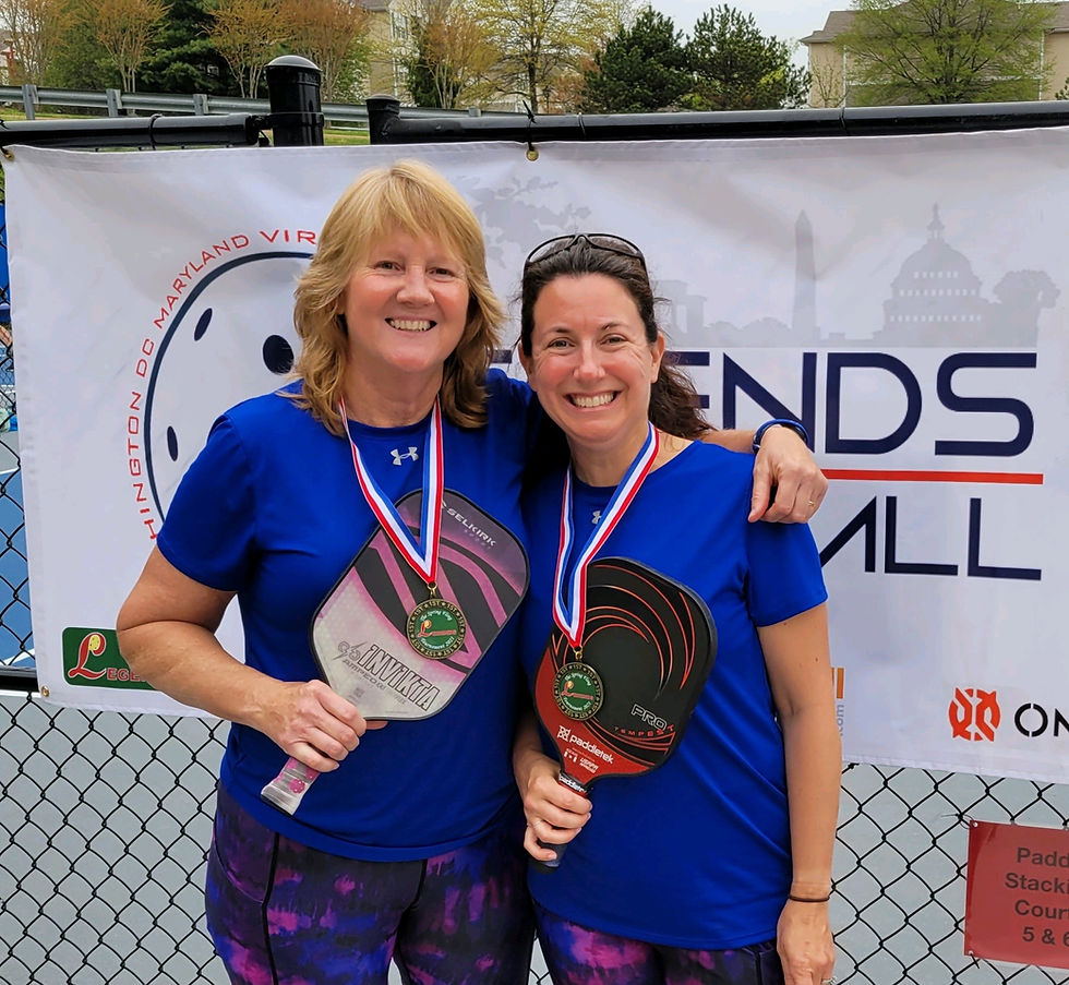 Jenny Sonnier and women's double partner win gold