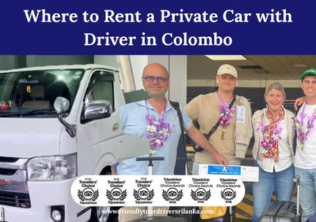 Hire a private driver in sri lanka for families