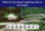 Road conditions in Sri Lanka showing a well-maintained highway, city roads, and scenic countryside routes for travelers.