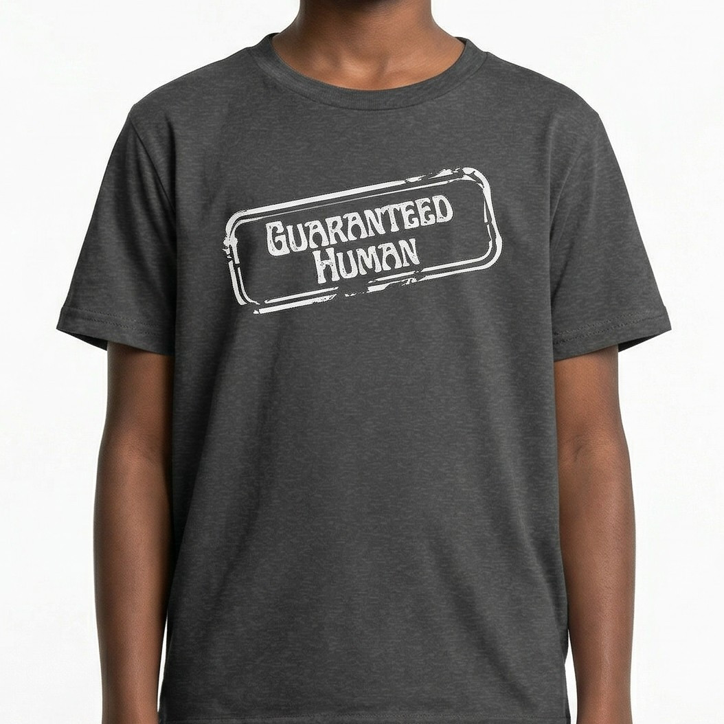 Guaranteed Human Kids Stamp T Shirt