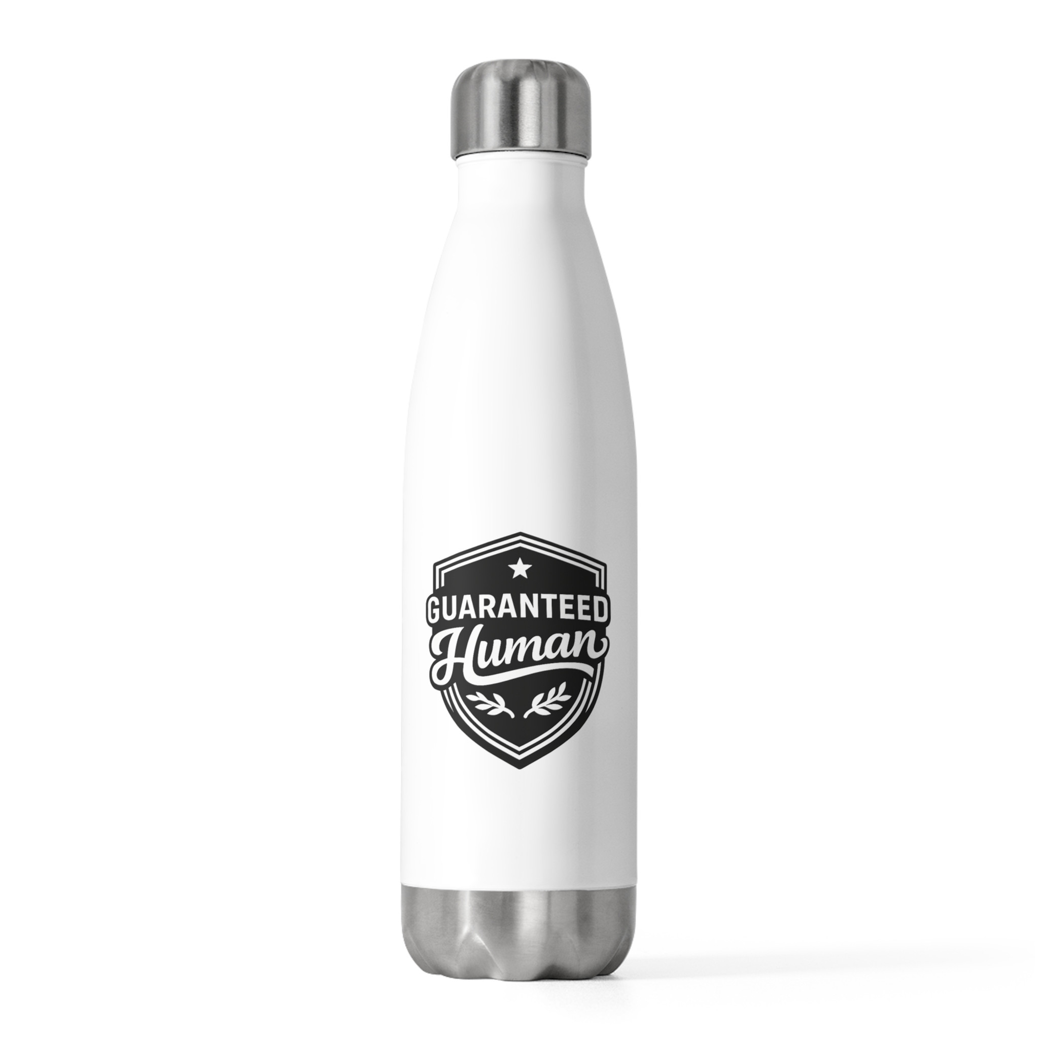 Guaranteed Human Emblem Insulated Water Bottle