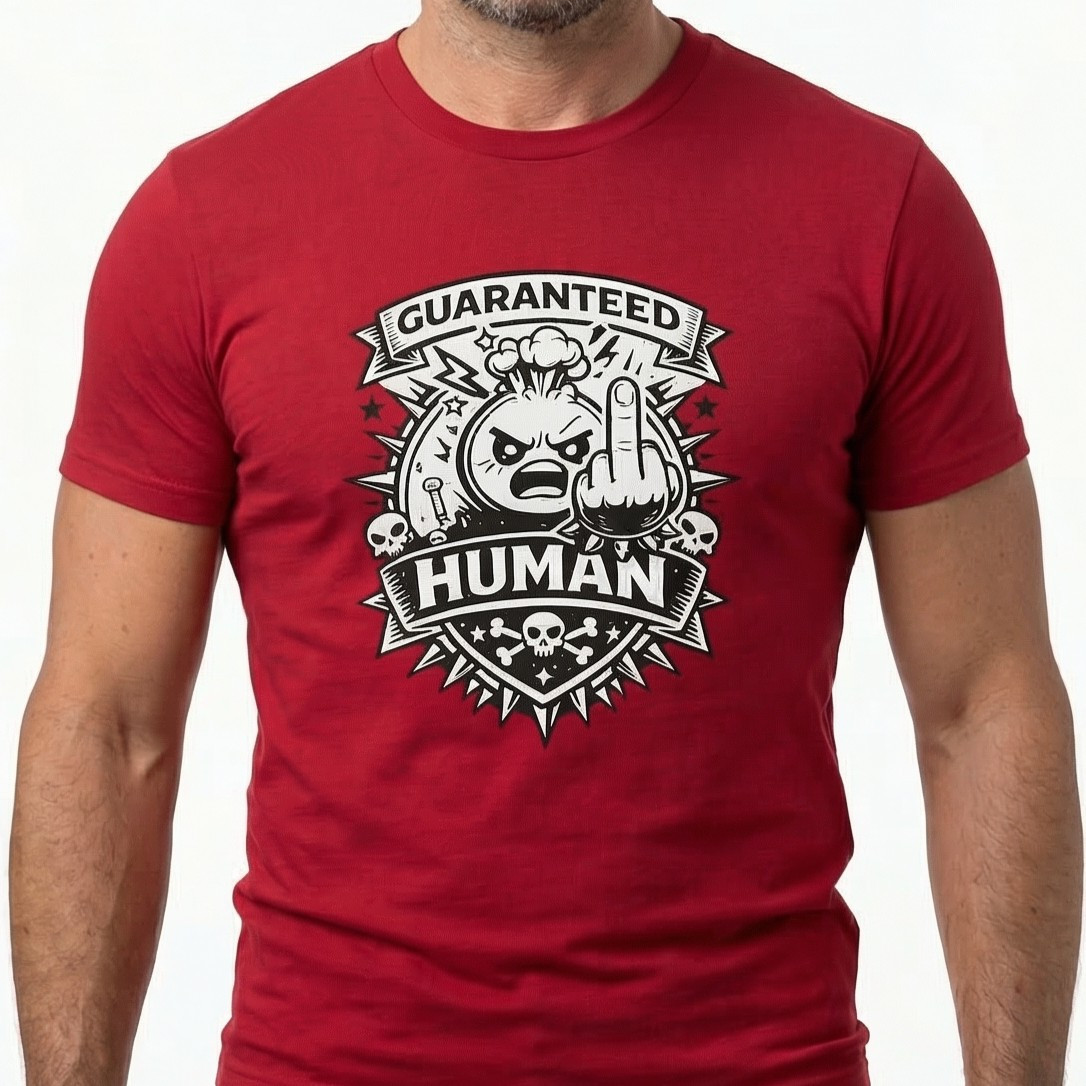 Guaranteed Human angry mad livid fuck you Men T Shirt