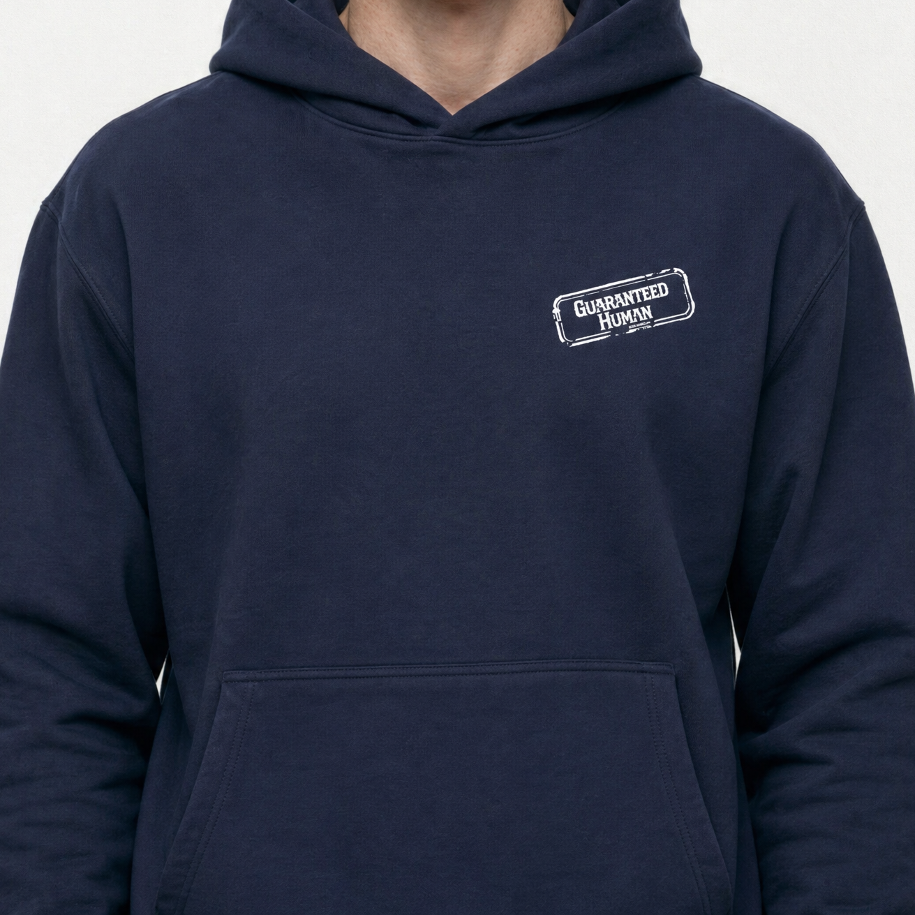 Guaranteed Human™ Stamp - Men Crest Hoodie