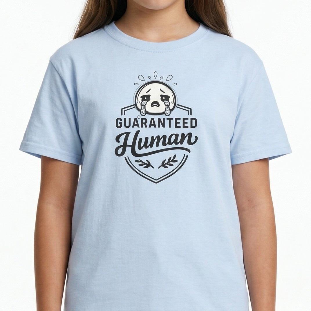 Guaranteed Human cry sad Youth T Shirt