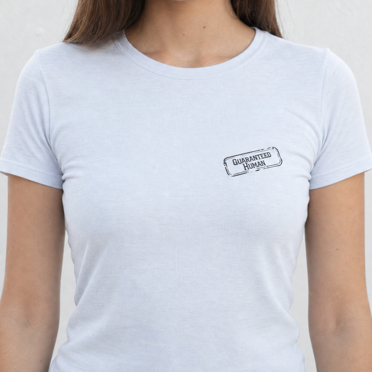 Guaranteed Human™ Stamp - Women Crest T-Shirt