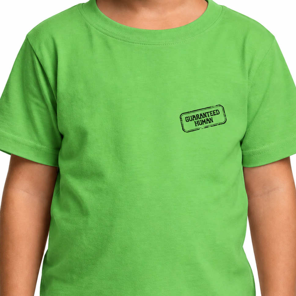 Guaranteed Human™ Stamp - Kids Crest T-Shirt
